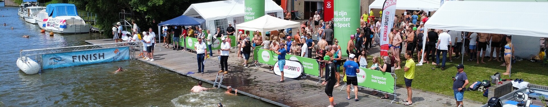 Alkmaar Sport organiseert succesvolle eerste Open Water Alkmaar met recordaantal deelnemers